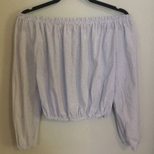 off the shoulder brandy melville top